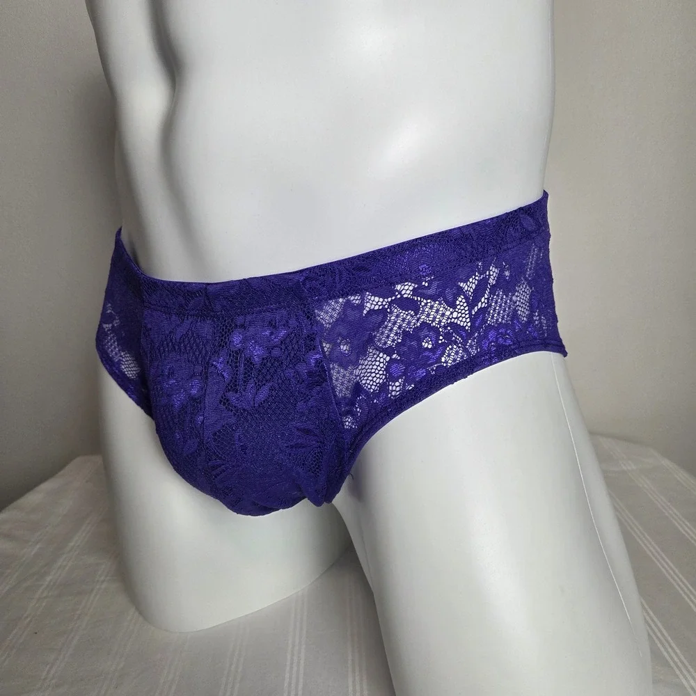 Cosabella Men's Luxury Italian Comfort Lace Micro Brief Designer Underwear